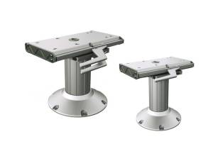 Fixed height seat pedestals