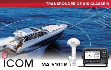 New Icom Standalone MA-510TR Class B AIS Transponder with Colour TFT Display 