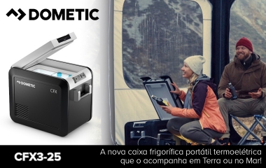 DOMETIC APRESENTA NOVO MODELO COMPACTO DA CAIXA FRIGORÍFICA MÓVEL DE ALTA QUALIDADE CFX3 25