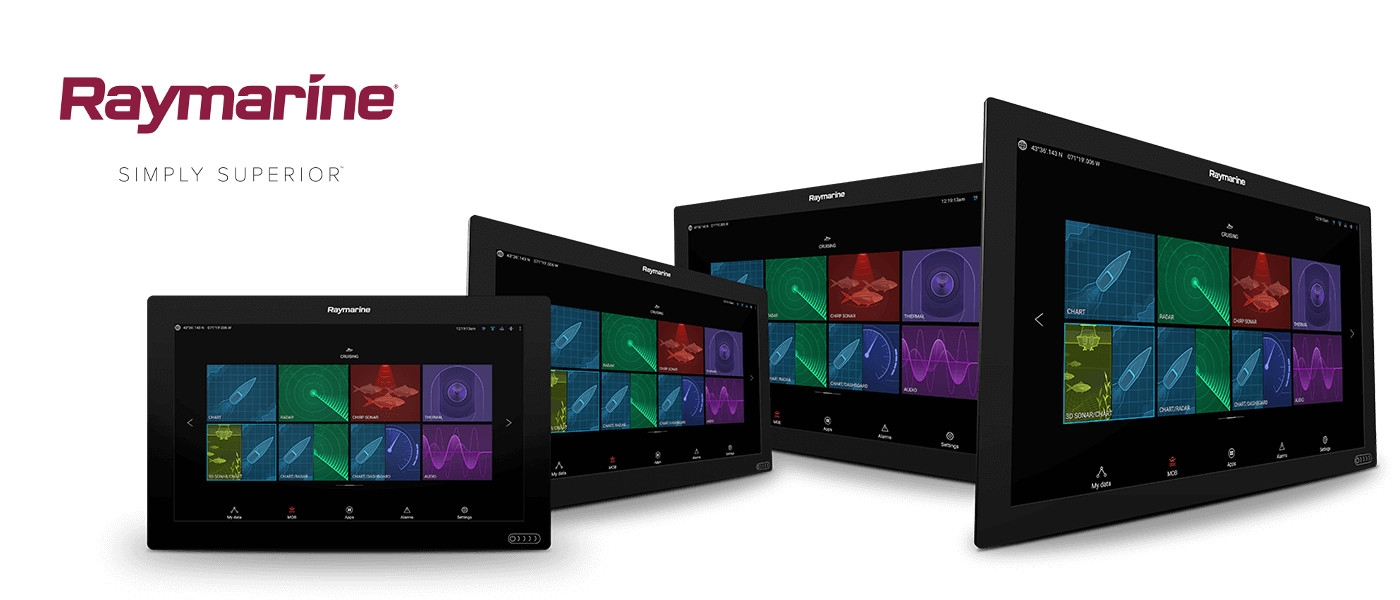 FLIR Introduces Raymarine Axiom XL Multifunction Displays For Premium Yachts and Glass Bridge Installs