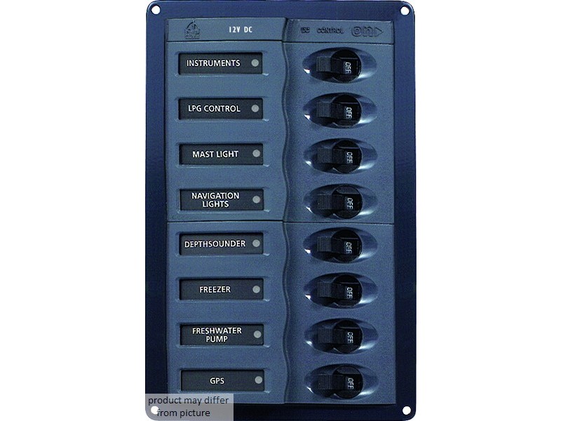 901V - DC Panel - 8-Way - Vertical
