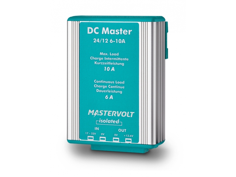DC Master 24/12-6 – Conversor de Tensão DC-DC 24/12 | 6A Estabilizado e Galvanicamente Isolado 