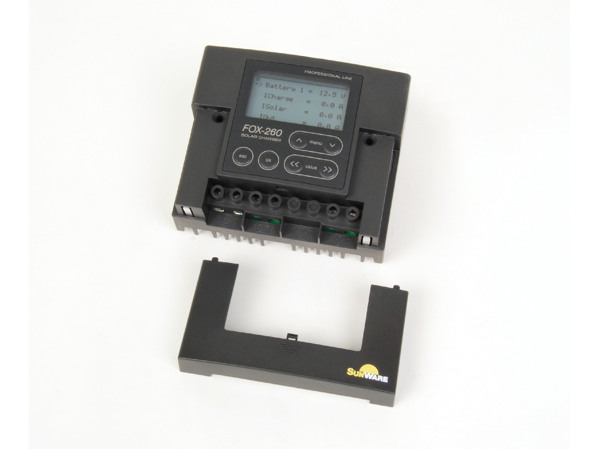 FOX-260 Solar Charge Controller w/ LCD Display - NautiRadar - Marine ...