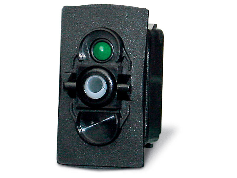 15A - 10/30 V -Waterproof switch, on/off/(on) 1p