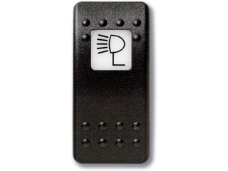 Botão estanque com legenda (pictograma) - projector.