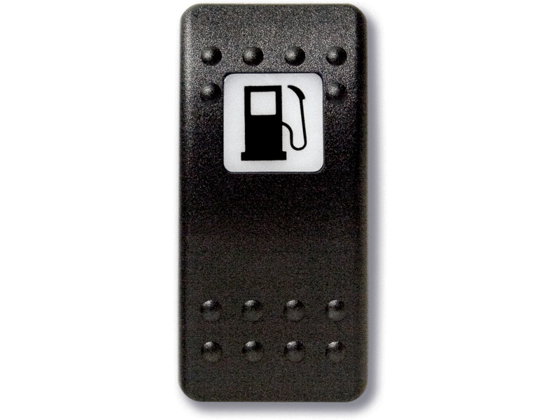 Botão estanque com legenda (pictograma) - gás.