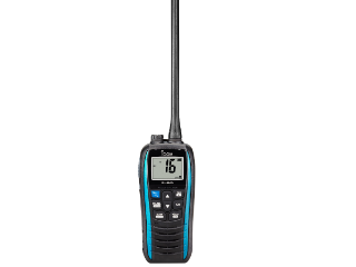 IC-M25 Rádio Portátil de VHF Marítimo - azul