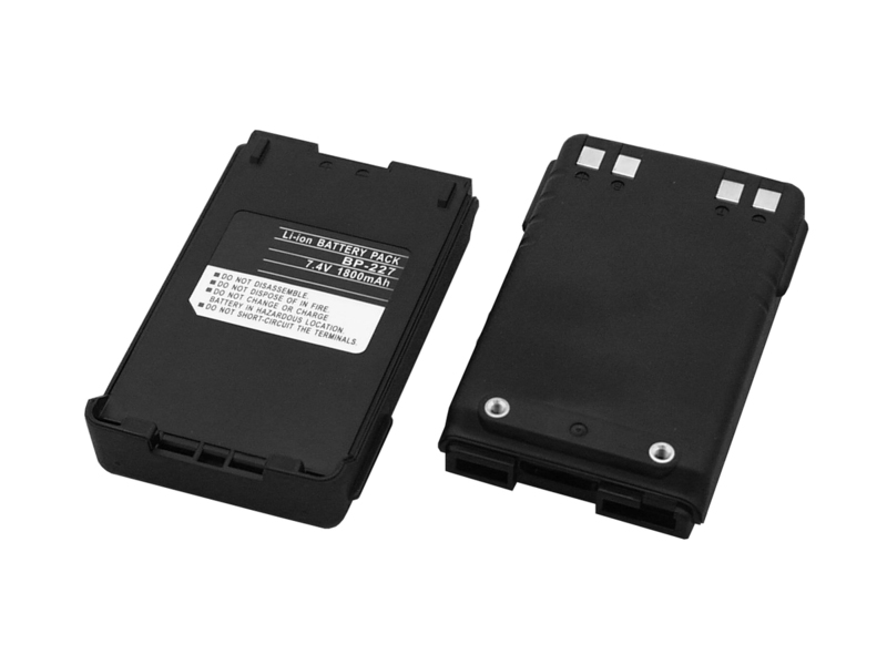 Bateria de Iões de Lítio de 7,4 V. – 1.850 mAh (mín) / 1.950 mAh (típ)