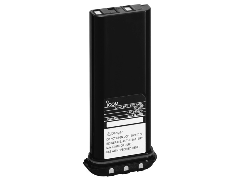 Bateria de Iões de Lítio de 7,4V - 950 mAh (mín) / 980 mAh (típ)