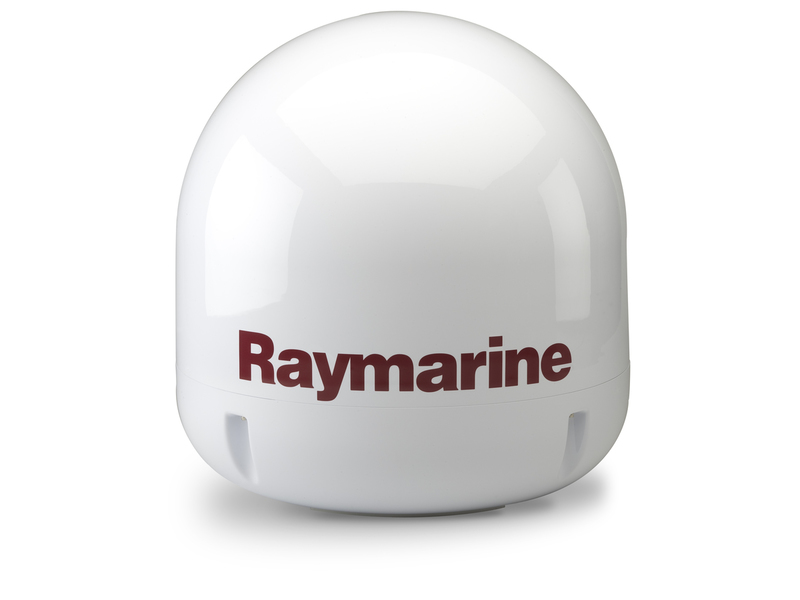 Radome (vazio) de Antena de TV Raymarine 60STV com base incluída.