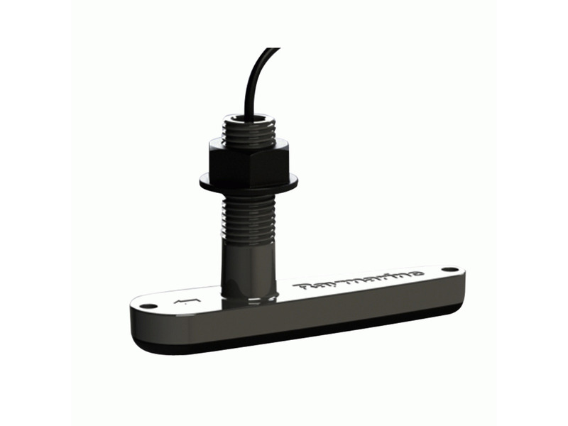 CPT-110 Transdutor CHIRP em plástico passa casco, com Prof. & Temp, de ligação direta a CP100 & displays ax8 com 10m cabo