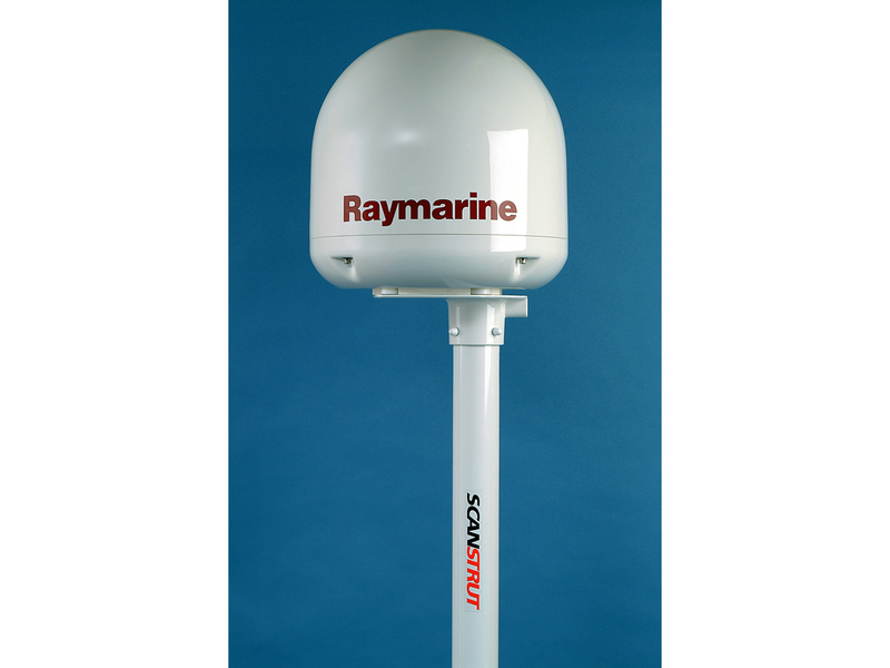SC101 - Sistema de Suporte Poste (1,9 m) p/ Antenas de 2kW/4kW Raymarine, Garmin e Navico BR24 / 3G / 4G 