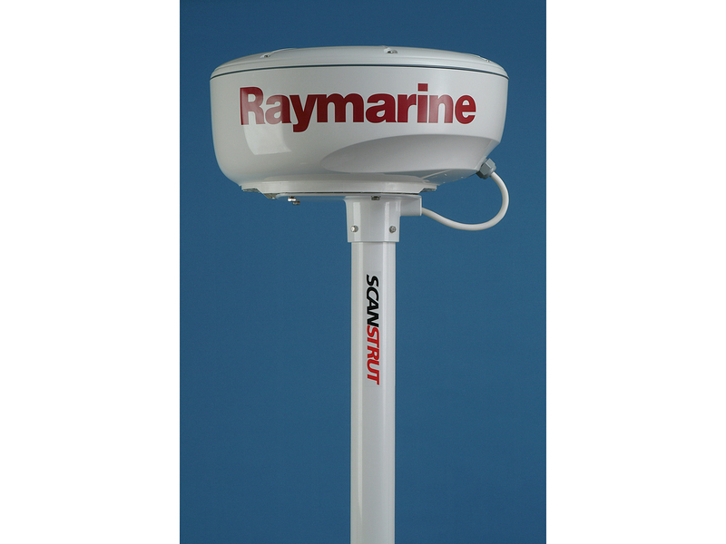 SC102 - Sistema de Suporte Poste (2,5 m) p/ Antenas de 2kW/4kW Raymarine, Garmin e Navico BR24 / 3G / 4G 