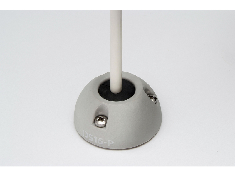 DS16-P Mini Passa Cabos estanque em plástico p/ conectores até 16mm e cabos de 2-8mm 