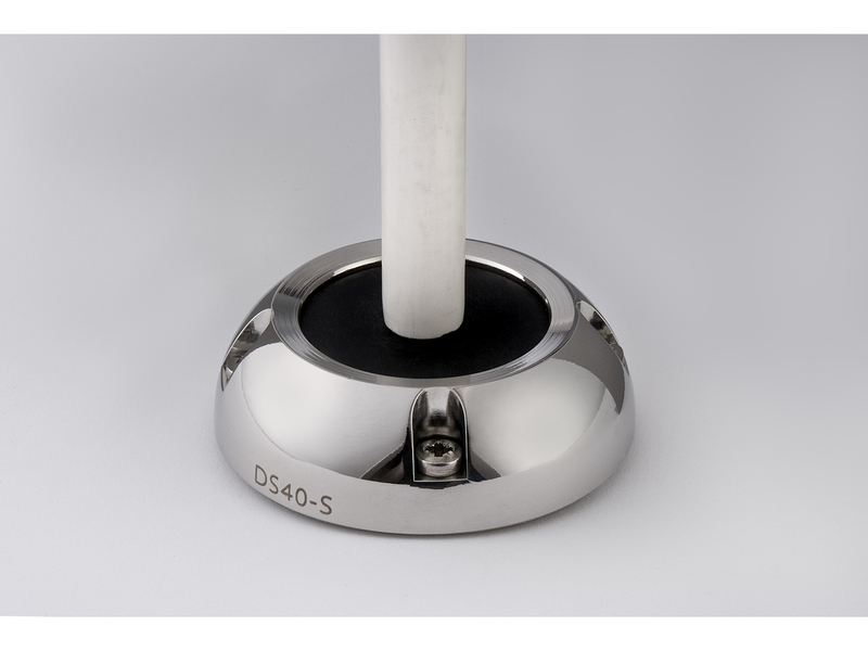 DS40-S Passa Cabos estanque grande em aço inox p/ conectores até 40mm e cabos de 12-15mm