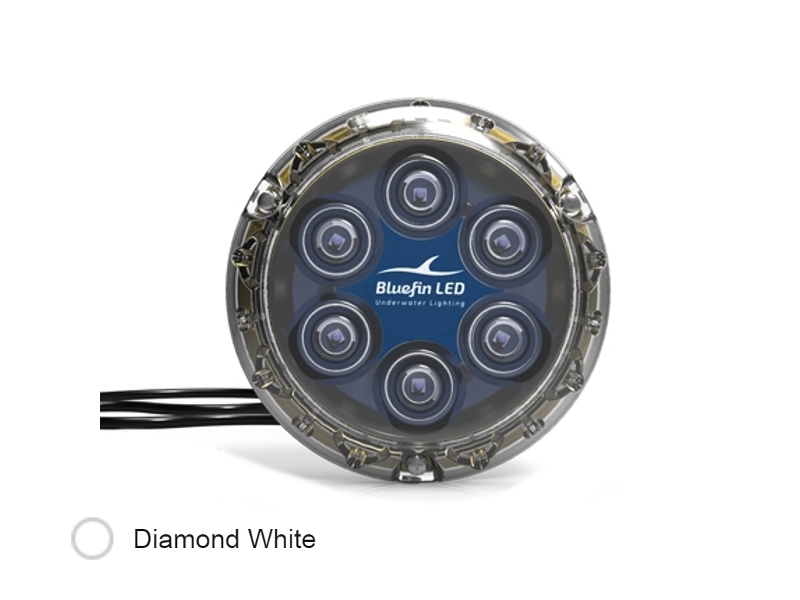 Piranha P6 NITRO SM 12v Diamond White – 3200 Lumens Underwater Boat Light 