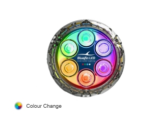 Piranha P6CC Colour Change - Surface Mounted LED Underwater Boat Light