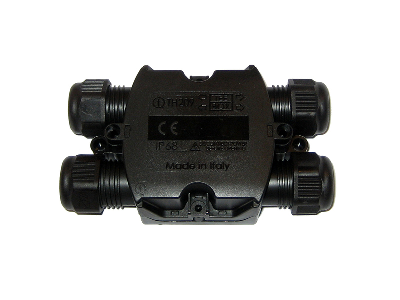 Caixa junção de 4 vias