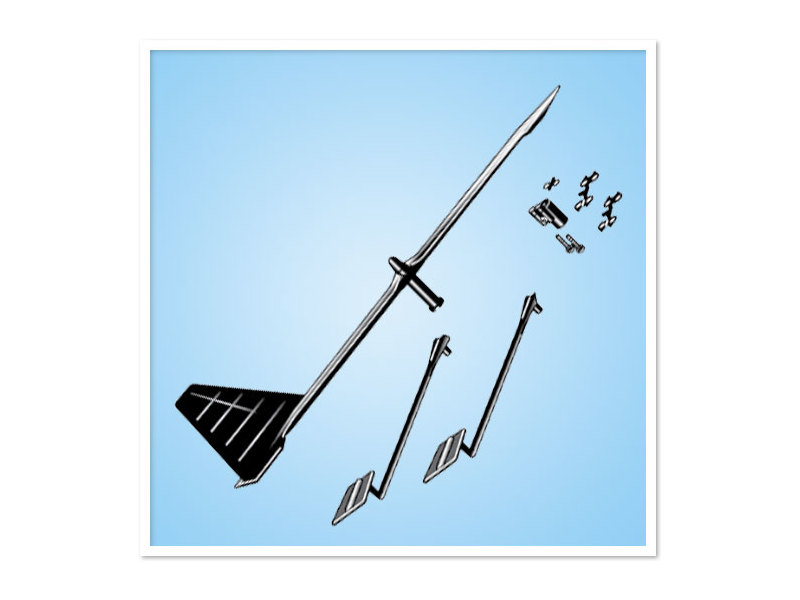 Kit de giroete e indicador de vento para modelo de antena YHK.