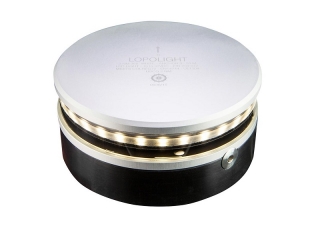 360° White – Anchor LED light w/ 0.7m cable, K-lock PE base, visible at 2nm for vessels up to 50m