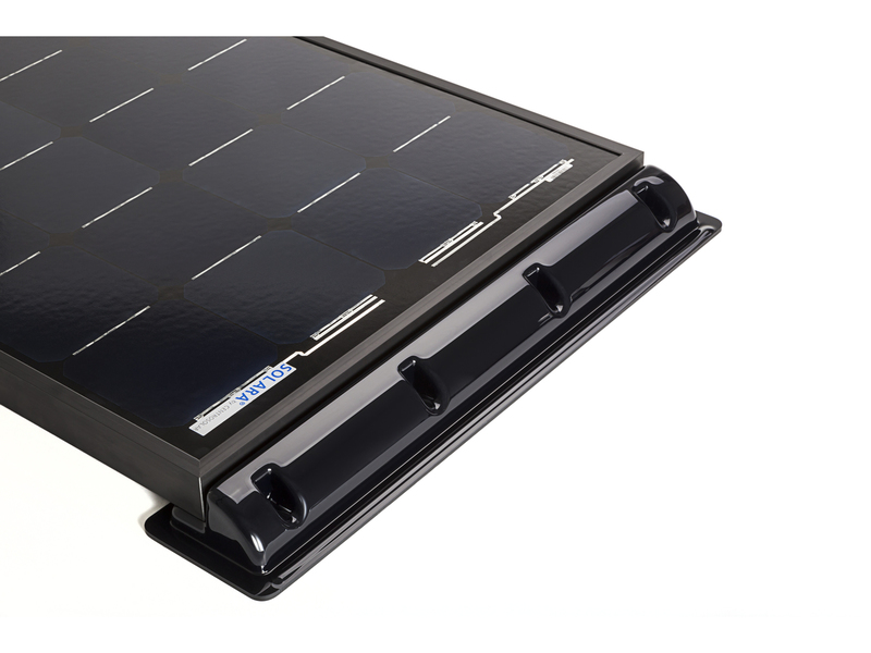 Sistema de montagem em plástico ABS c/55 cm de comprimento. 2 peças