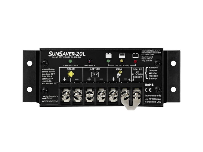 Controlador de carga SunSaver 20, 24V