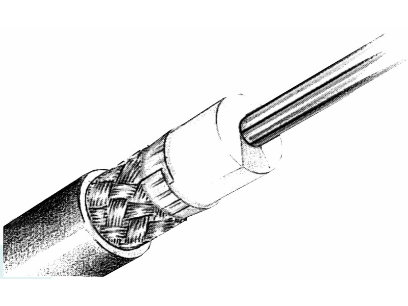 RA118 - Coax Cable 50 OHM 100m (328') RG213/U MIL C17 White