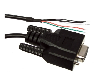 DB9 F - 9 Pin, D-type Moulded Cable Assembly