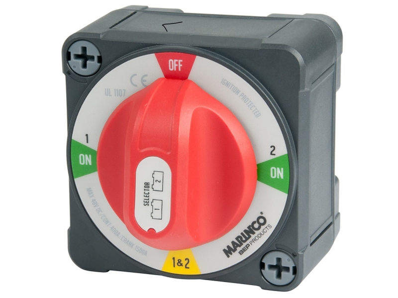 771-S-EZ Comutador de Baterias 1-2-AMBAS-OFF 400A EZ-Mount