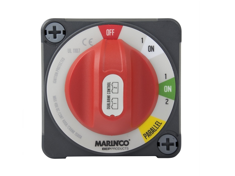 772-DBC-EZ - 400A Dual Bank Control Switch (1, 1/2, Parallel, OFF) - EZ Mount