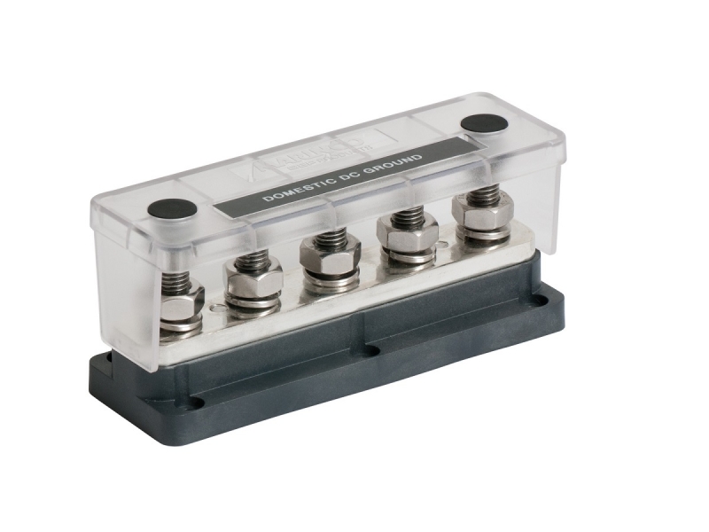 777-BB5S-650 Barramento c/ tampa de 5 Terminais Heavy Duty - 650A