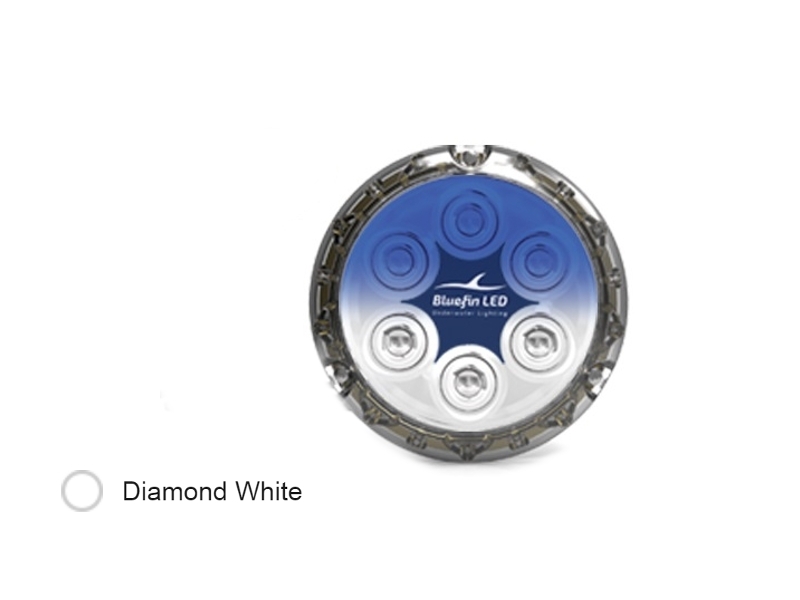Piranha P12 SM Branco Diamante - Luz LED Subaquática de 5700 lúmenes