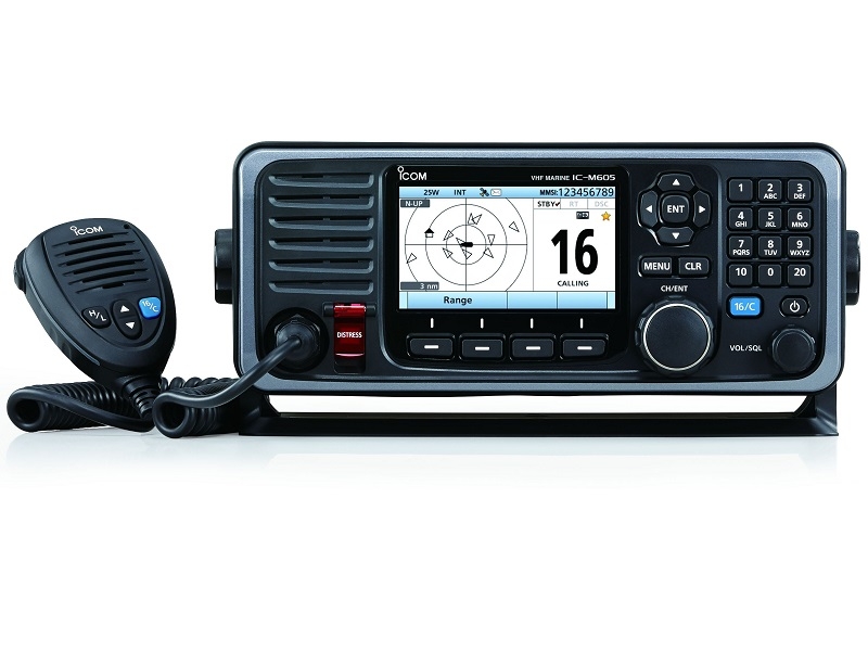 IC-M605 EURO - Radio fixo de VHF com DSC e AIS