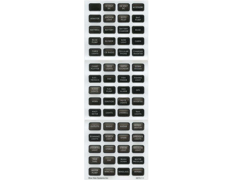 8214 - H2O Black 60 Label Set