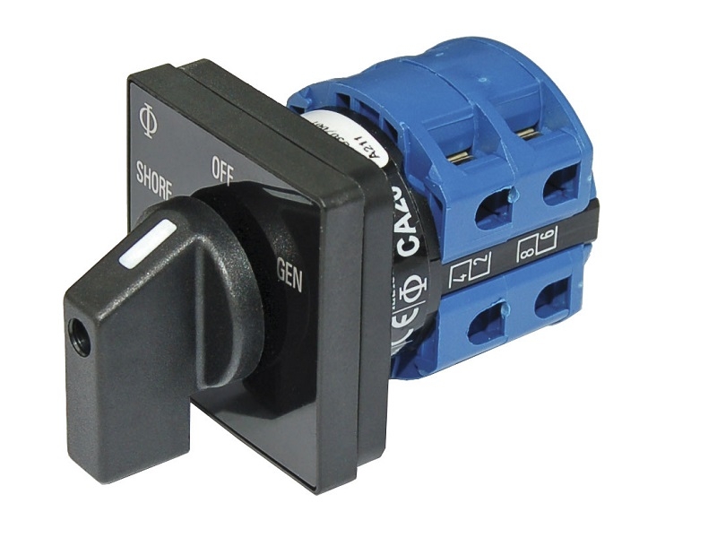 9009 - Comutador Rotativo 120VAC 30A OFF+2 Polos