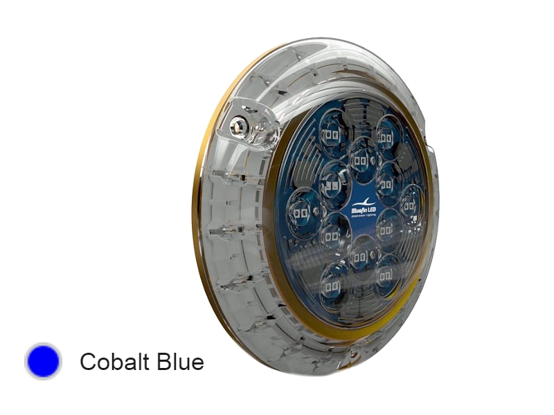 Piranha P24 SM Azul Cobalto - Luz LED Subaquática de 10.000 lúmenes