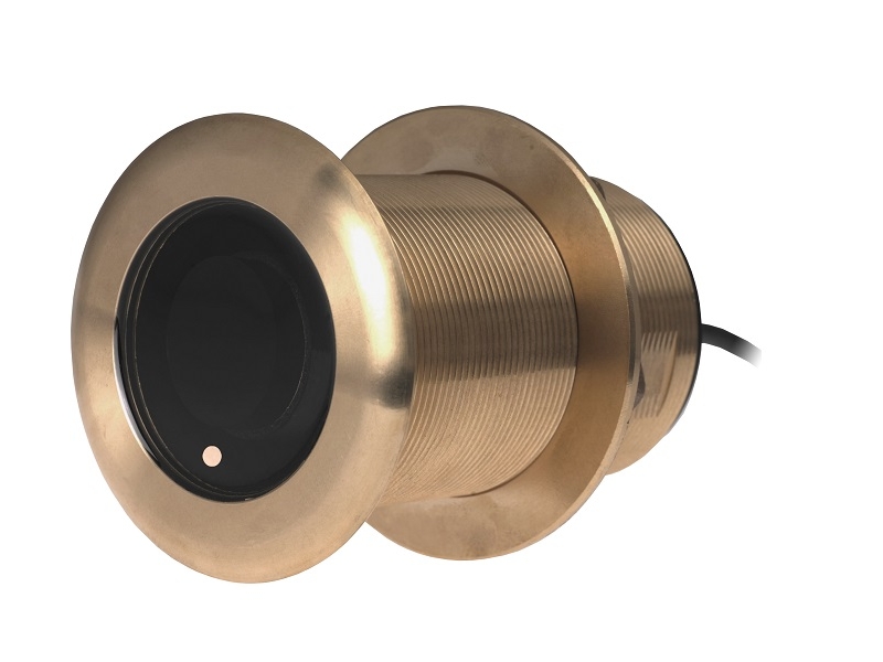 A80018 B75 H – 0&deg; Element 600W Bronze Through-Hull Transducer