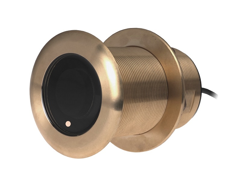 A80035 B75 H – 12&deg; Element 600W Bronze Through-Hull Transducer
