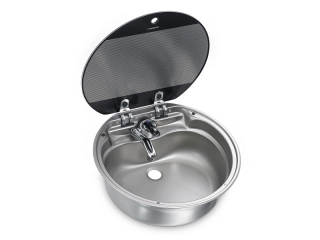 SNG 420 – Round Sink with Glass Lid
