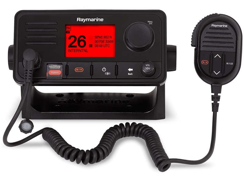 Ray63 – Rádio Fixo de VHF Marítimo c/ GPS Integrado e Dupla Estação (opcional)