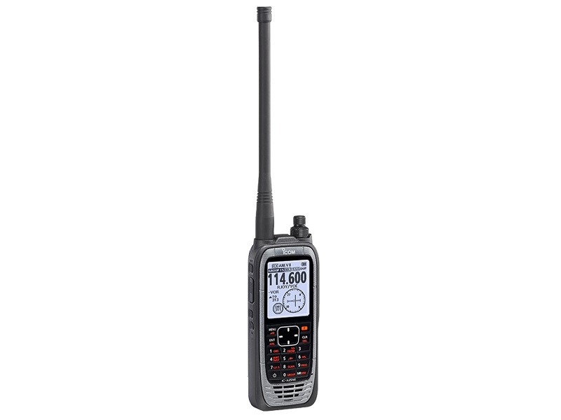 IC-A25NE – VHF COM/NAV Airband Handheld Transceiver w/ GPS and Bluetooth