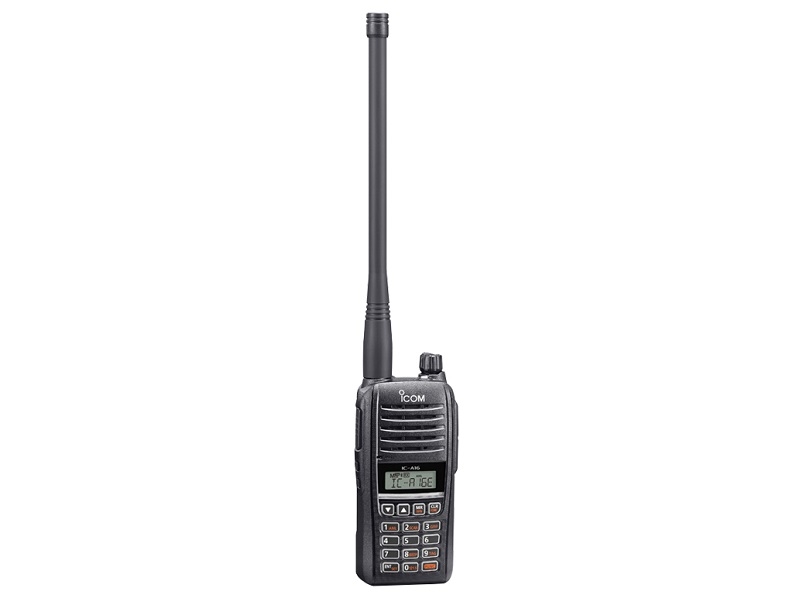 IC-A16E – Rádio Portátil de VHF de Banda Aérea