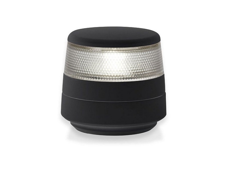 2 NM NaviLED 360 Anchor Compact All Round White Anchor Lamps in black housing