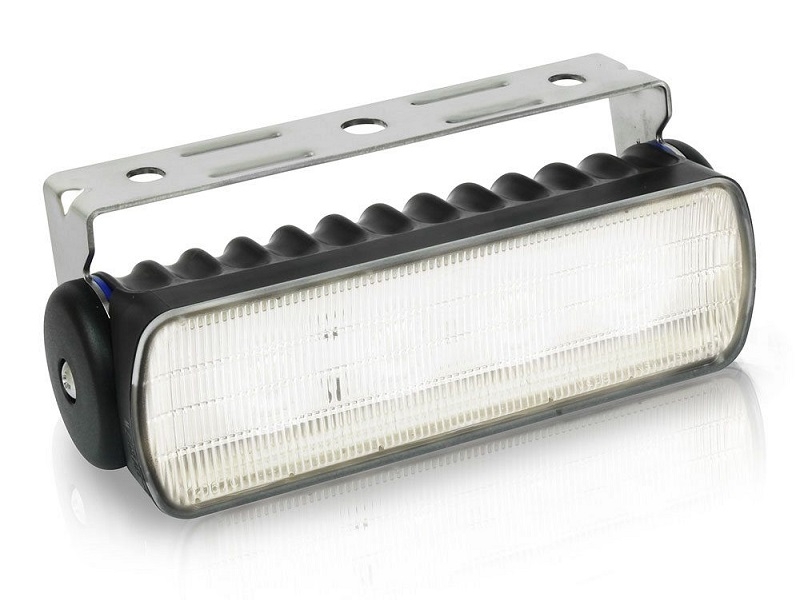 Sea Hawk-R LED Floodlight in Black Housing, with White LED and Bracket Mount