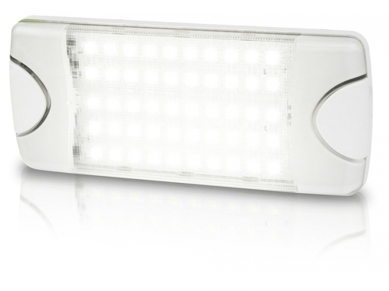 DuraLED 50LP Spread Luz LED Branco utilitária de baixo perfil, p/ Interior, 1650 Lux @ 1m, feixe de 36&deg;