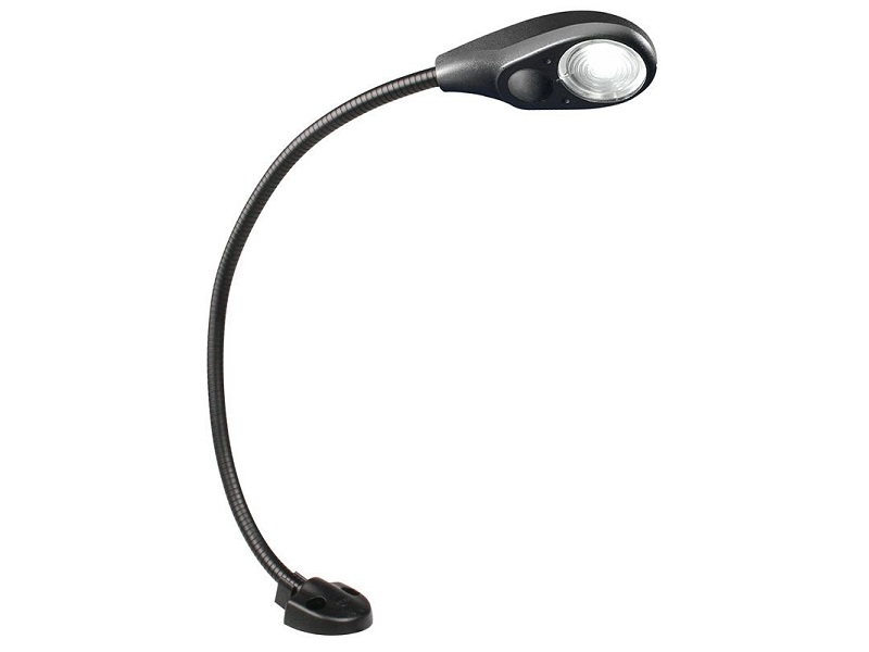 White LED Flexi Chart Table Lamp – 400mm, 12V/24V