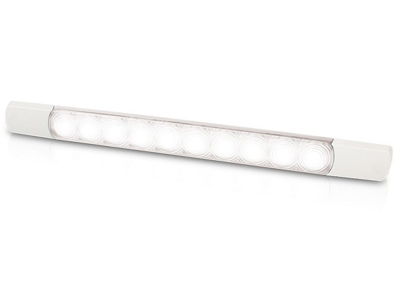 White 1.5W Courtesy 12V LED Surface Mount Strip Lamp   