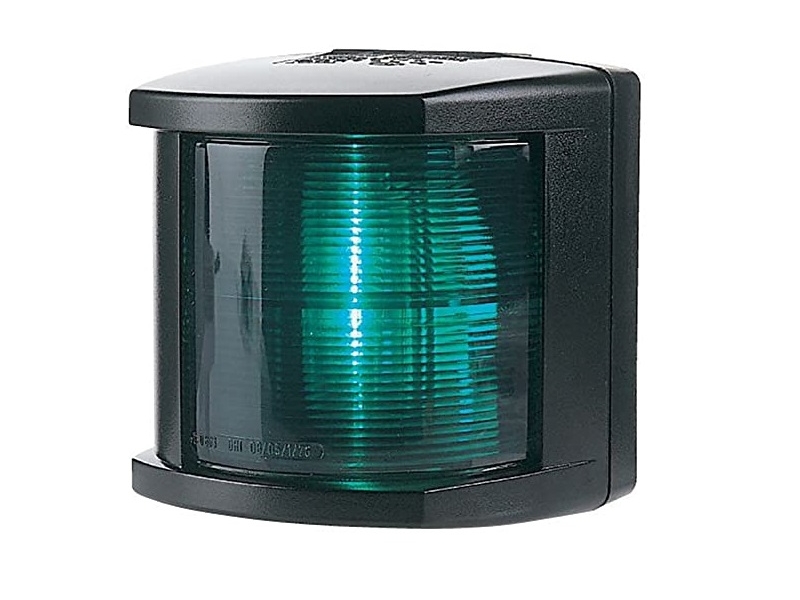 2 NM Starport Navigation Green Halogen Lamp, black casing