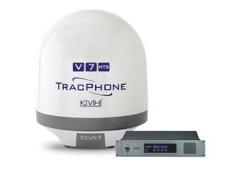 TracPhone V7hts – mini-VSAT marine satellite communications system. 60cm Diameter
