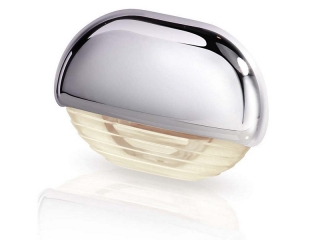 Warm White LED Easy Fit Step Lamp – courtesy STEP Warm White Led Lamp with Chrome Cap